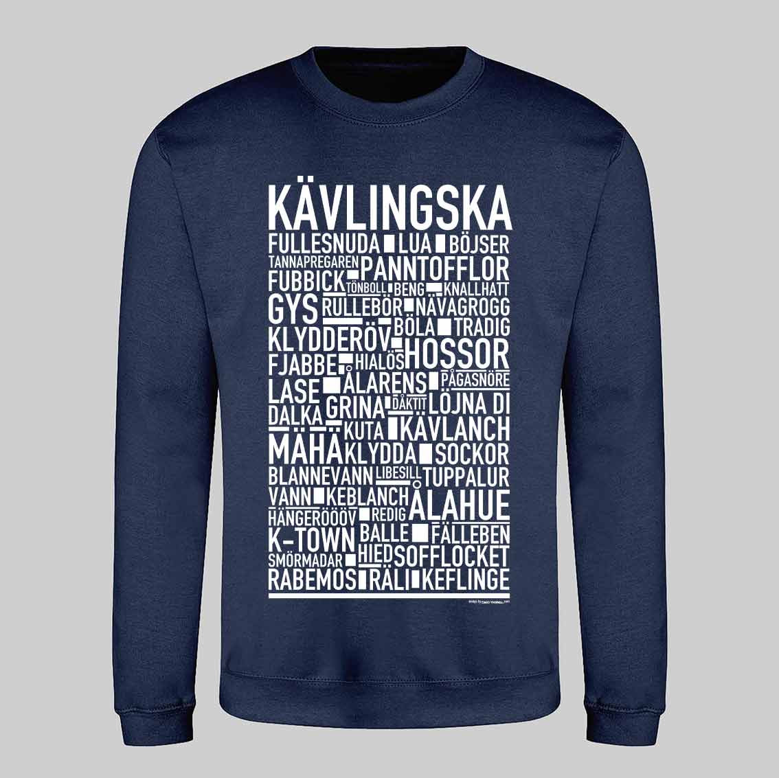 Kävlingska Dialekt Text Sweatshirt