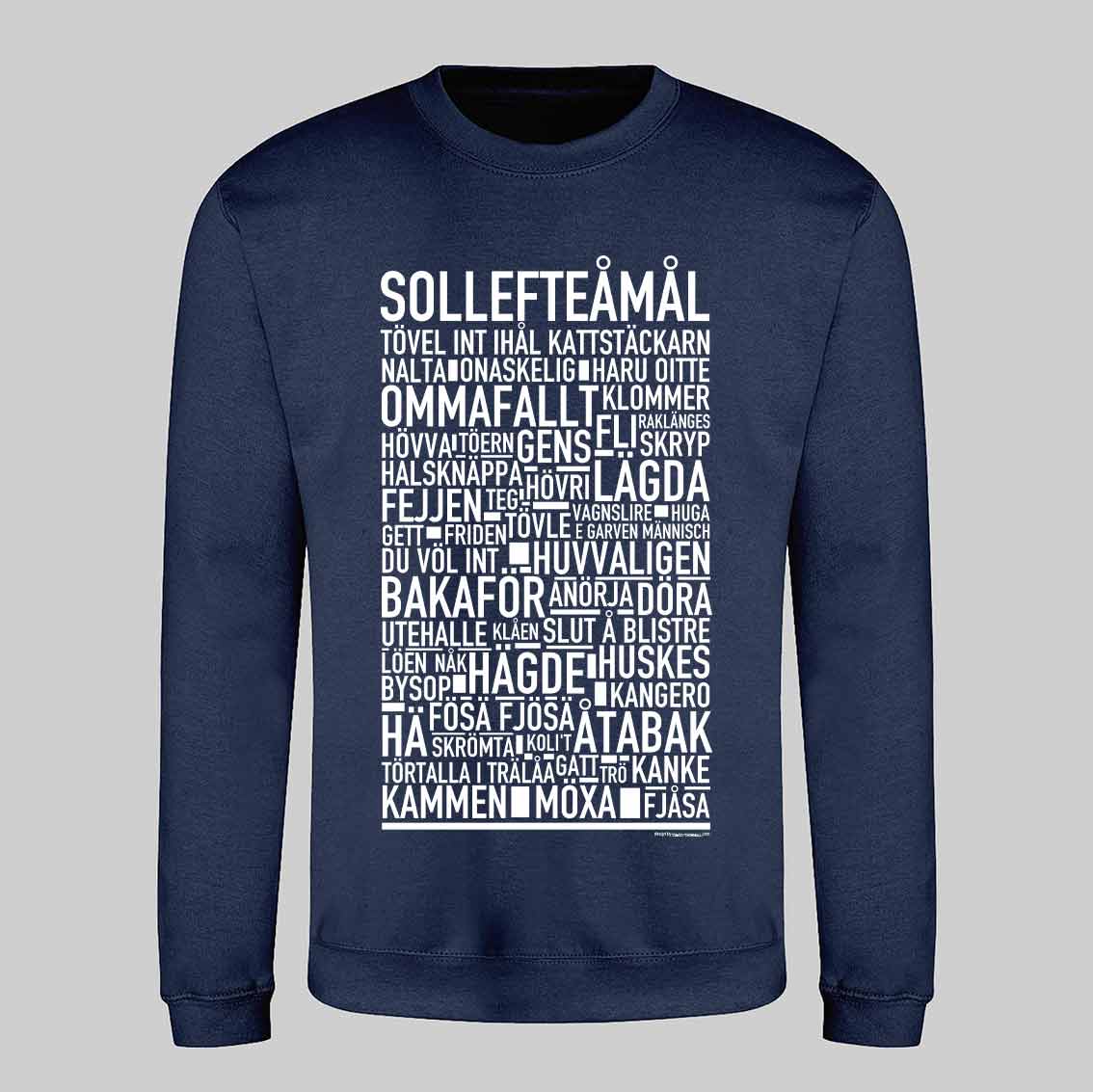 Solleftemål Dialekt Text Sweatshirt