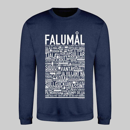 Falumål Dialekt Text Sweatshirt