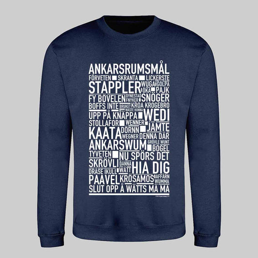 Ankarsrumsmål Dialekt Text Sweatshirt