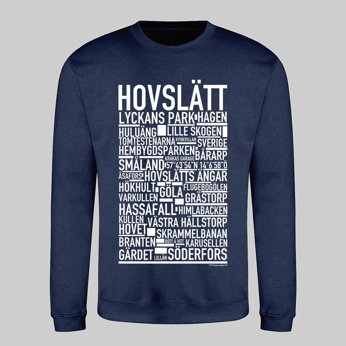 Hovslätt Text Sweatshirt