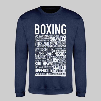 Boxing Text Sweatshirt