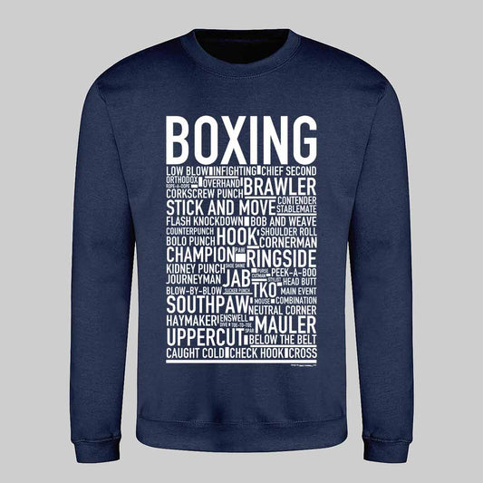 Boxing Text Sweatshirt