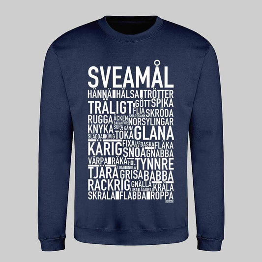 Sveamål Dialekt Text Sweatshirt