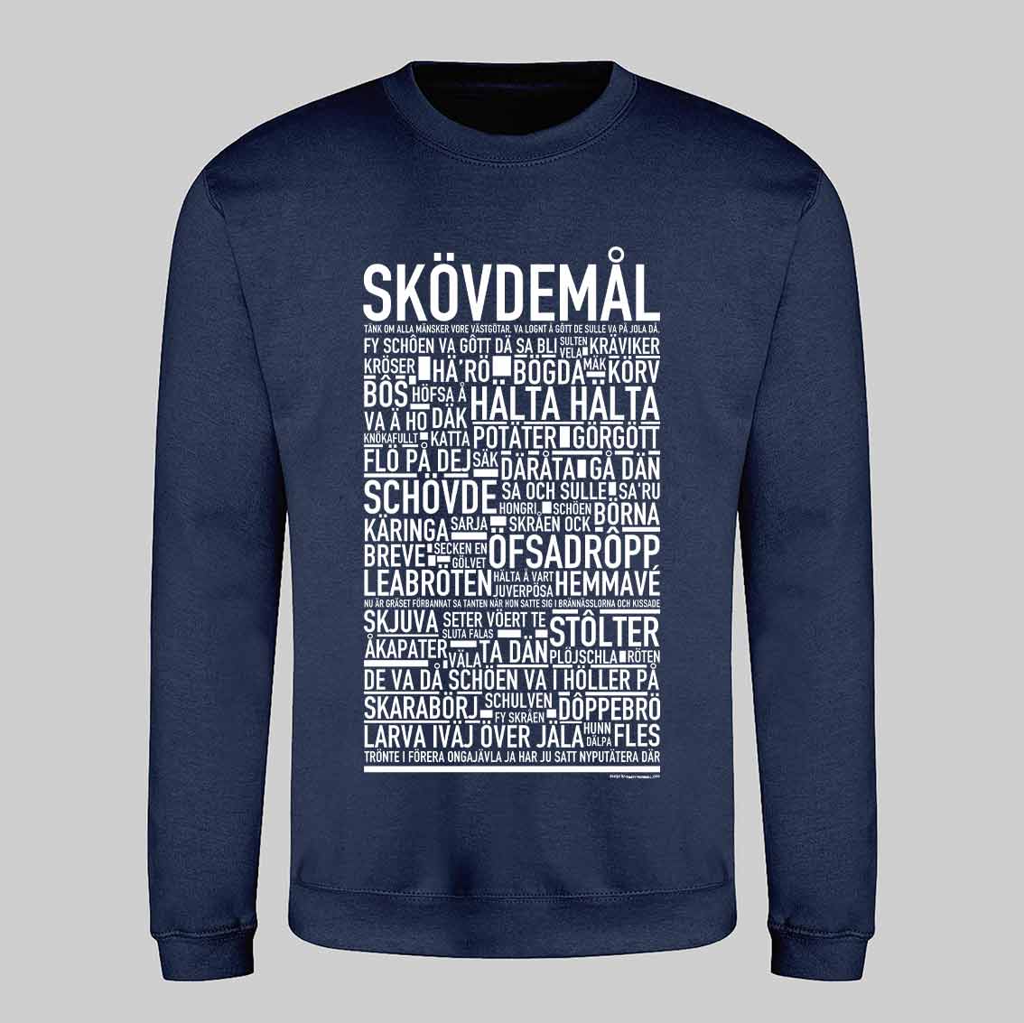 Skövdemål Dialekt Text Sweatshirt