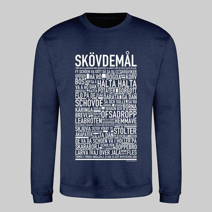 Skövdemål Dialekt Text Sweatshirt