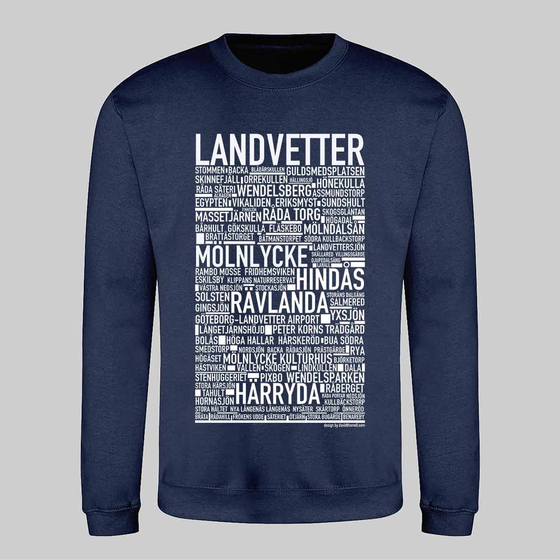 Landvetter Text Sweatshirt