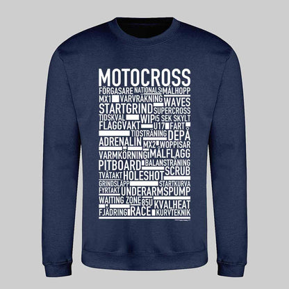 Motocross Text Sweatshirt