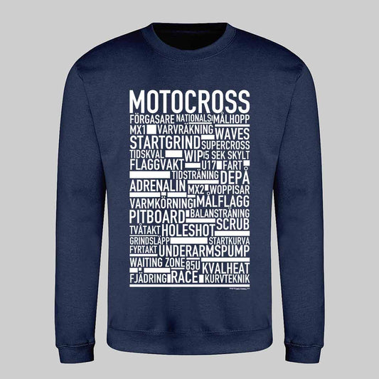 Motocross Text Sweatshirt