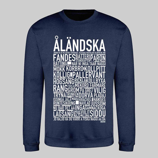 Åländska Dialekt Text Sweatshirt