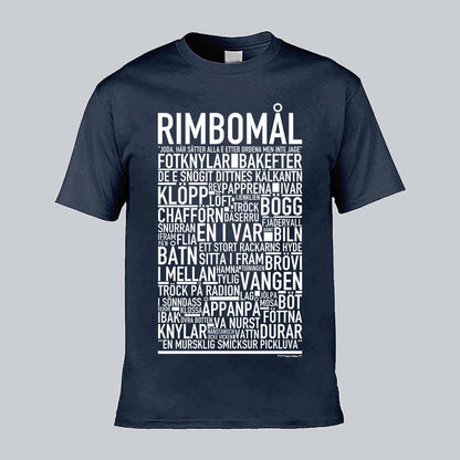 Rimbomål Dialekt Text T-shirt