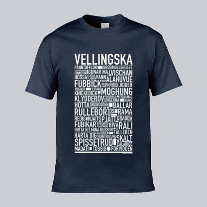 Vellingska Dialekt Text T-shirt