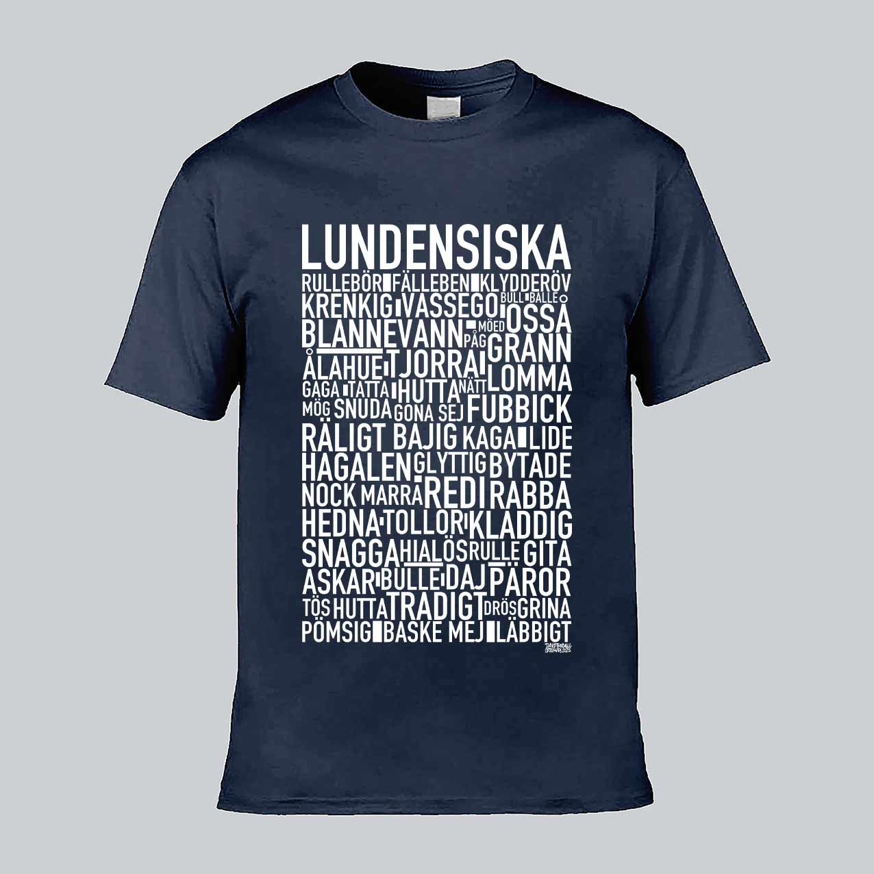 Lundensiska Dialekt Text T-shirt