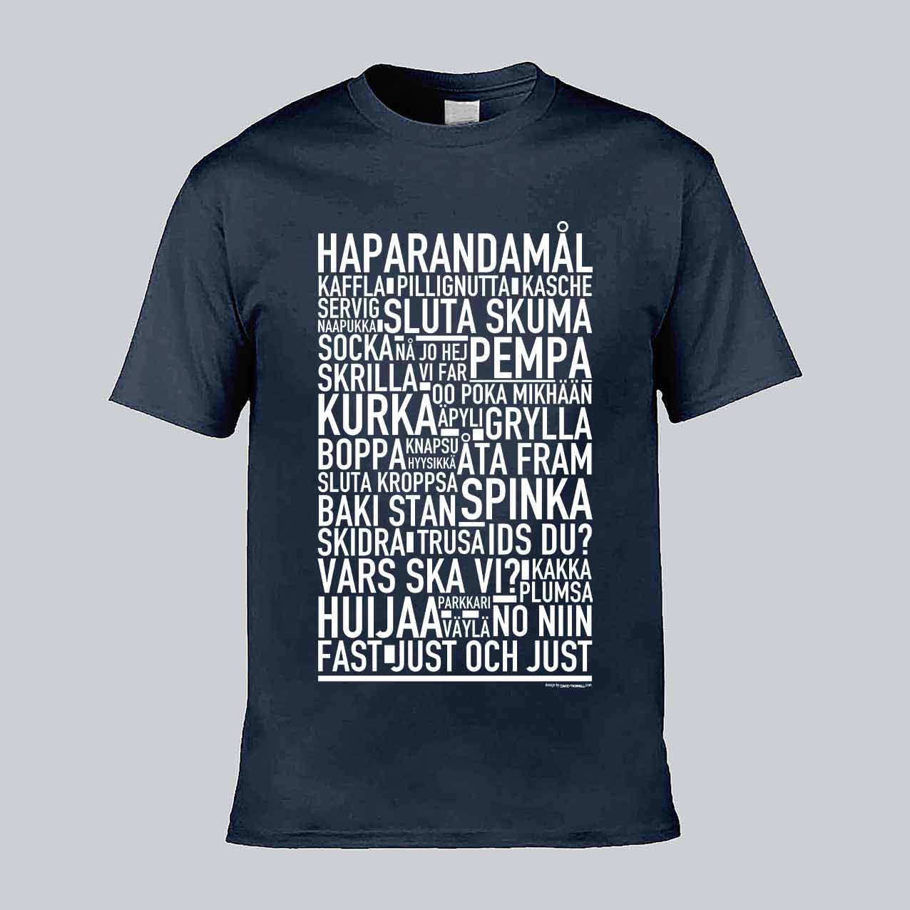 Haparandamål Dialekt Text T-shirt