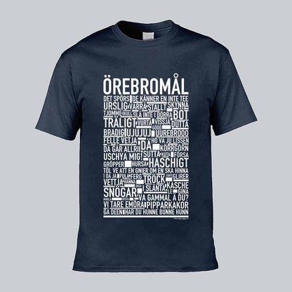 Örebromål Dialekt Text T-shirt