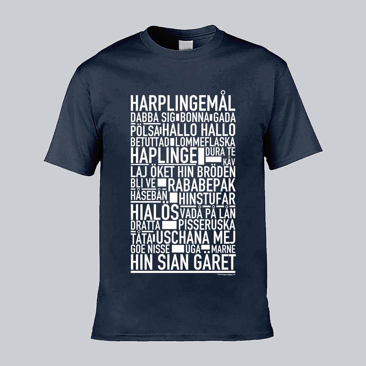 Harplingemål Dialekt Text T-shirt