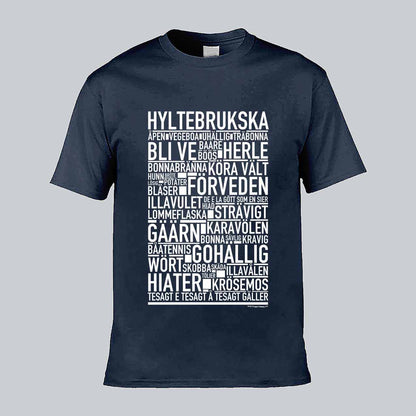 Hyltebrukska Dialekt Text T-shirt