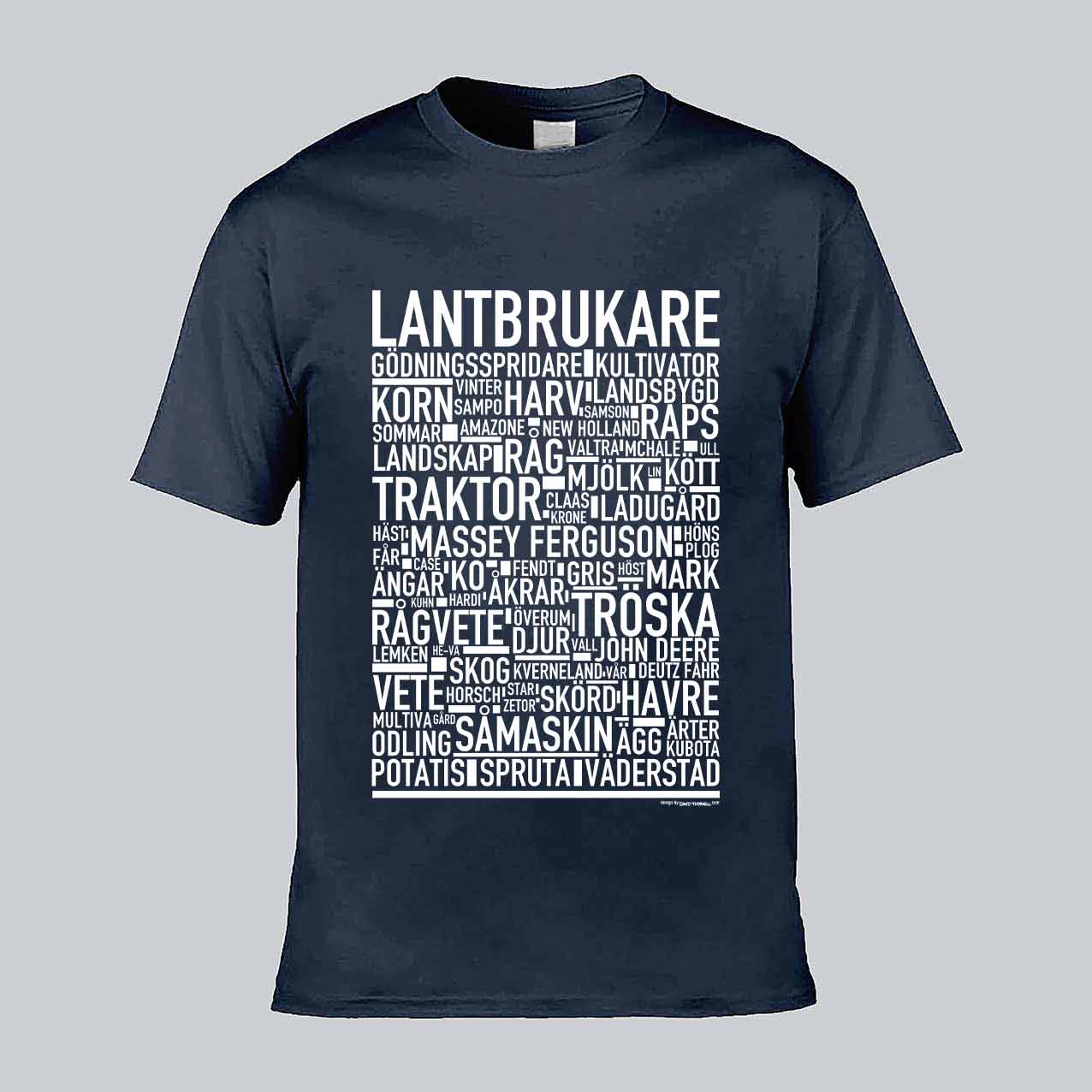 Lantbrukare Text T-shirt