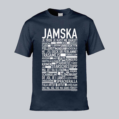 Jamska Dialekt Text T-shirt
