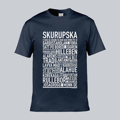 Skurupska Dialekt Text T-shirt