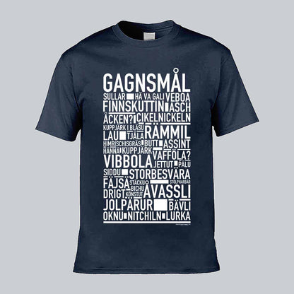 Gagnsmål Dialekt Text T-shirt