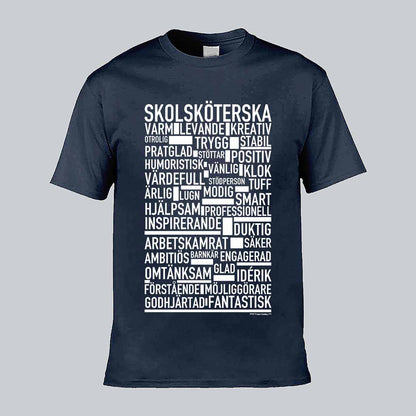Skolsköterska Text T-shirt