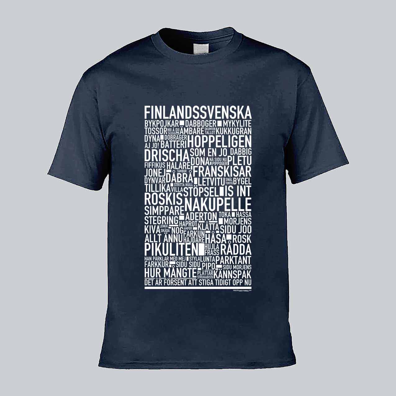 Finlandssvenska V2 Dialekt Text T-shirt