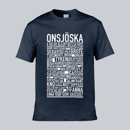 Onsjöska Dialekt Text T-shirt