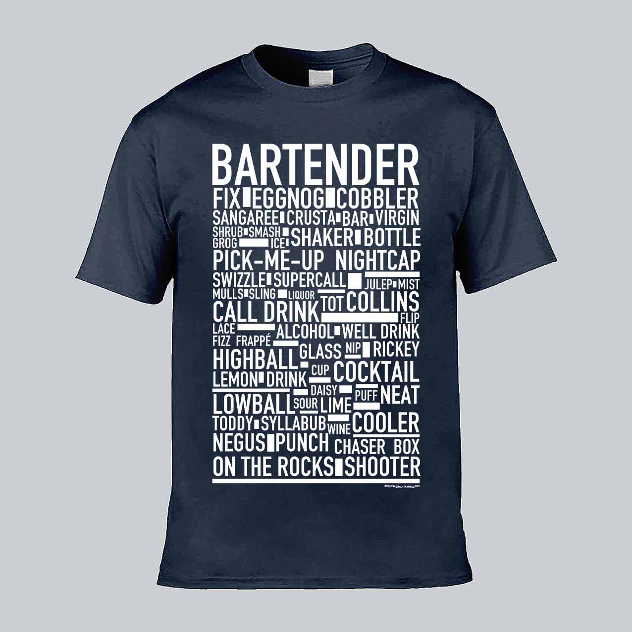 Bartender Text T-shirt