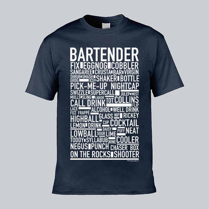 Bartender Text T-shirt