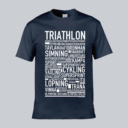 Triathlon Text T-shirt