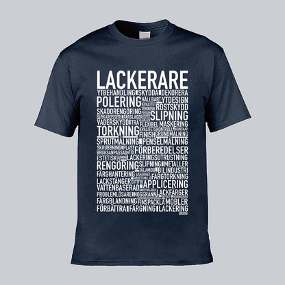 Lackerare Text T-shirt