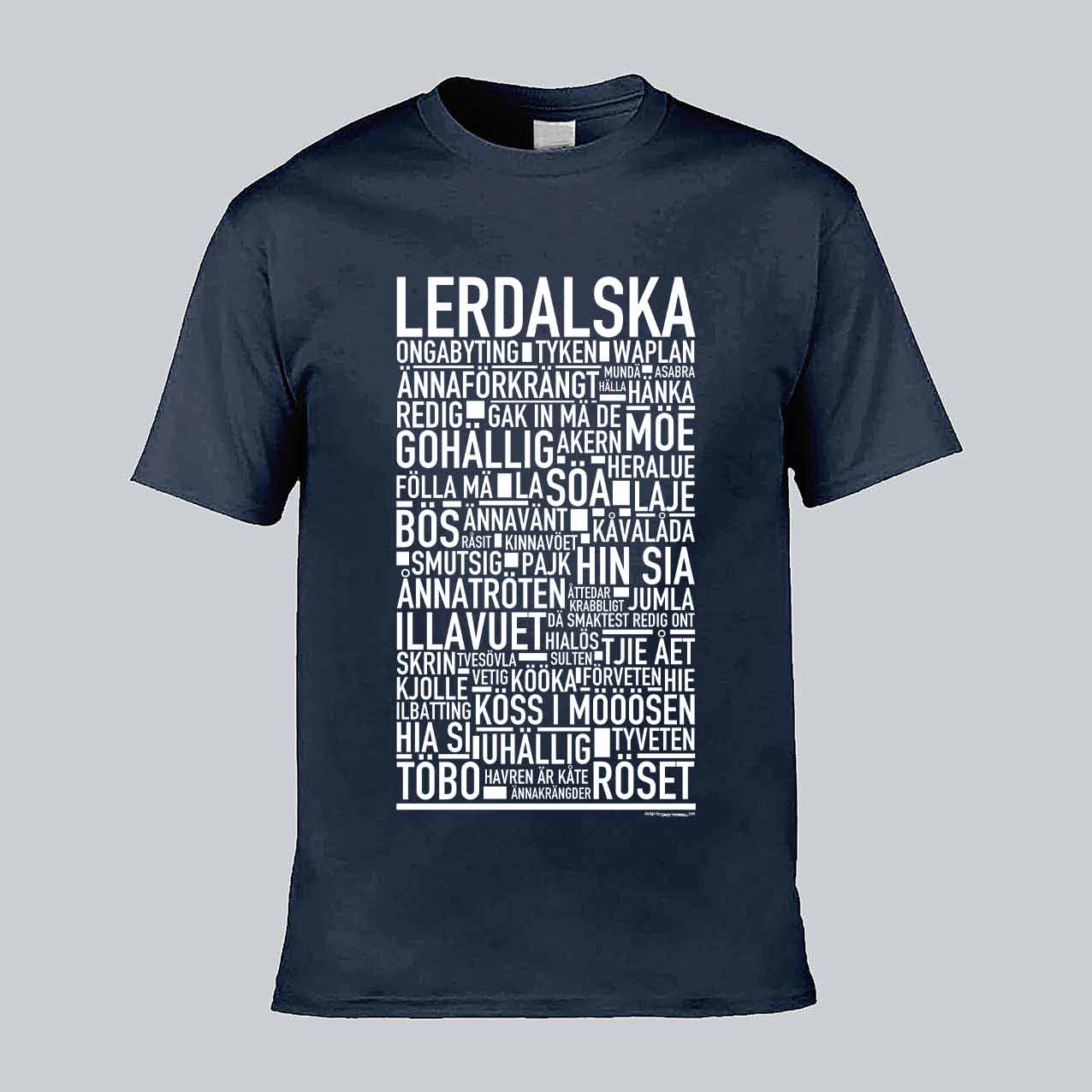 Lerdalska Dialekt Text T-shirt