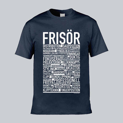 Frisör Text T-shirt