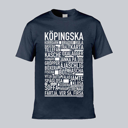 Köpingska Dialekt Text T-shirt