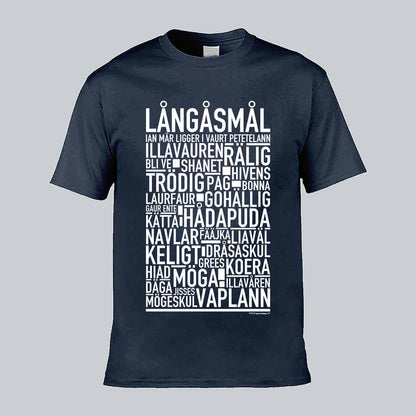 Långåsmål Dialekt Text T-shirt