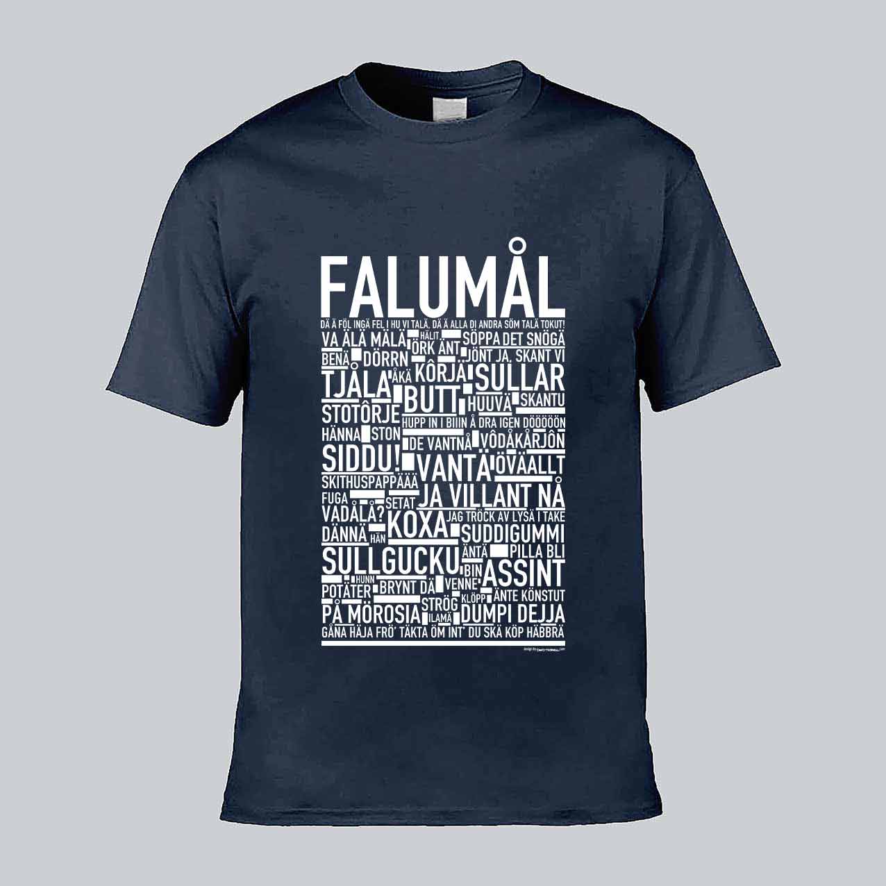 Falumål Dialekt Text T-shirt