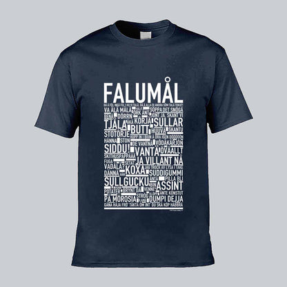 Falumål Dialekt Text T-shirt
