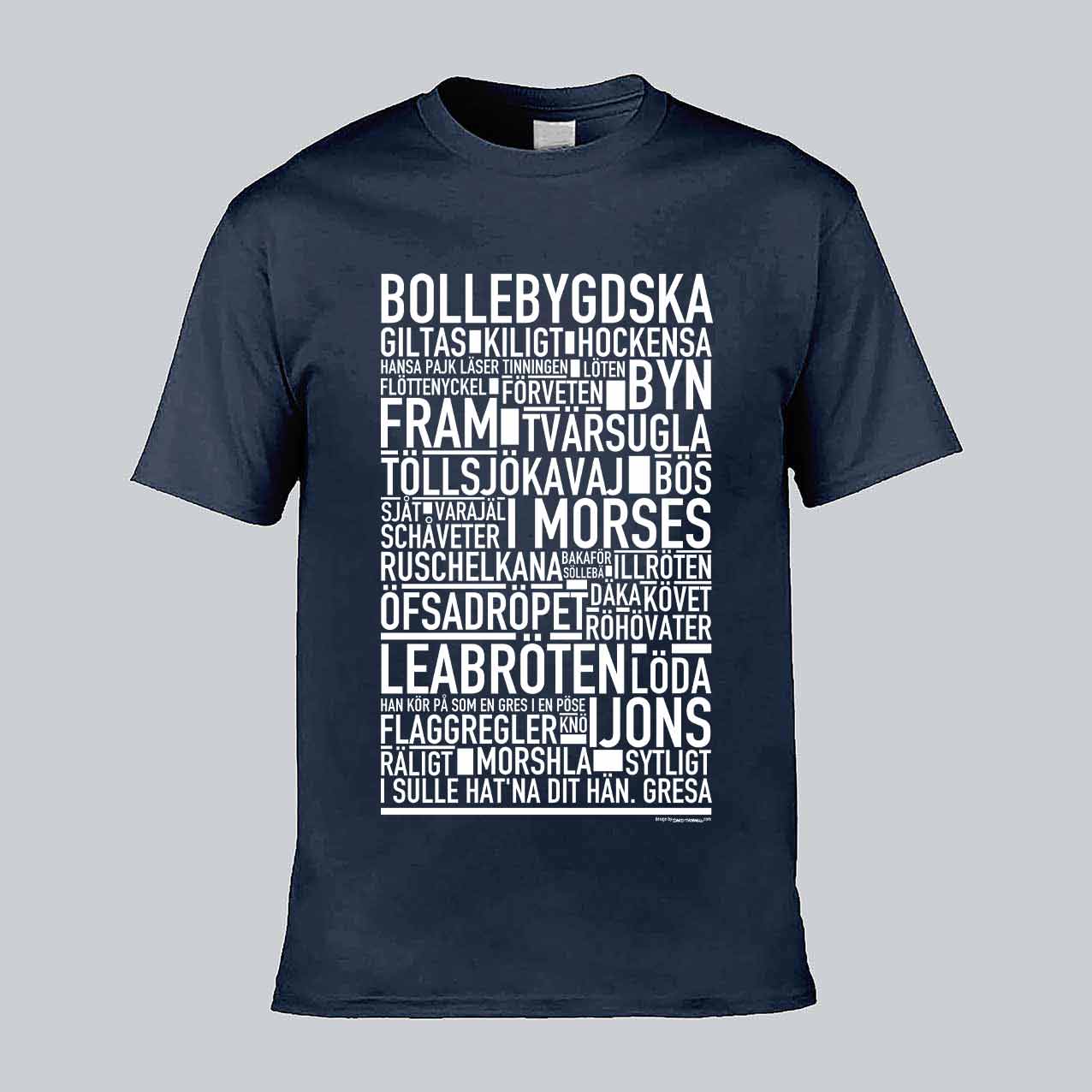 Bollebygdska Dialekt Text T-shirt