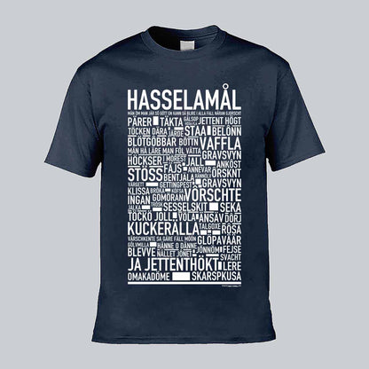 Hasselamål Dialekt Text T-shirt