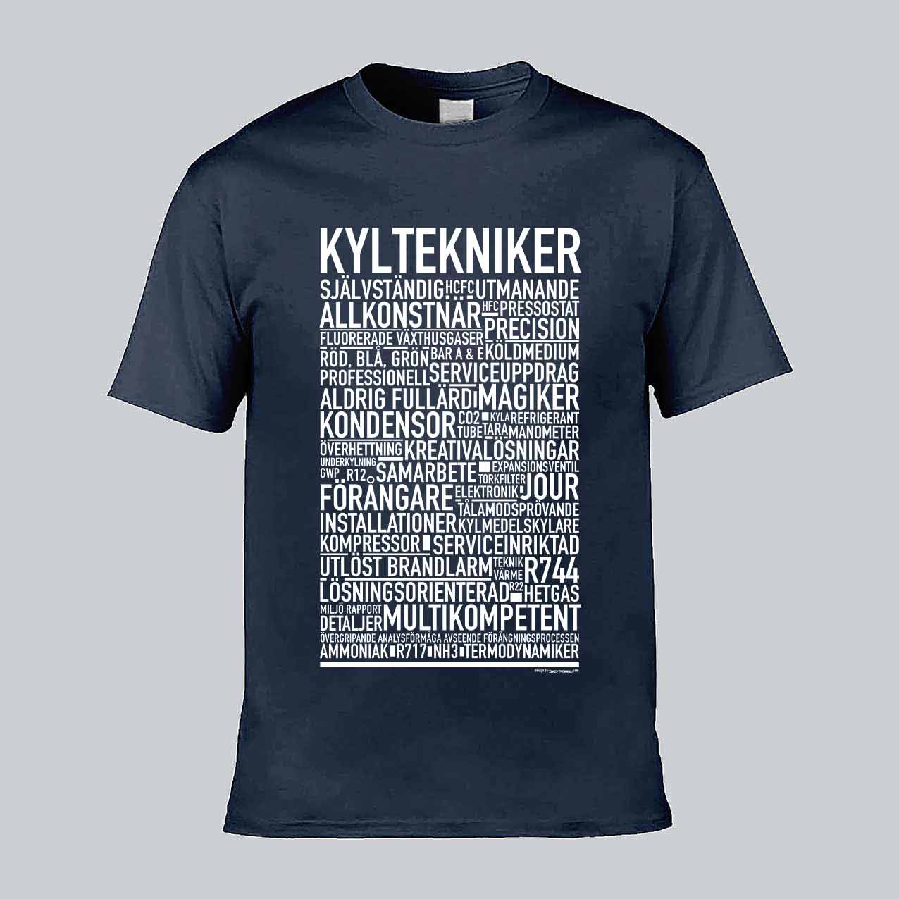 Kyltekniker Text T-shirt