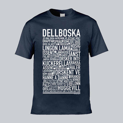 Dellboska Dialekt Text T-shirt