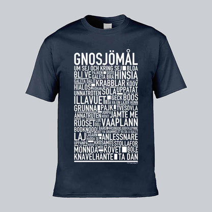 Gnosjömål Dialekt Text T-shirt