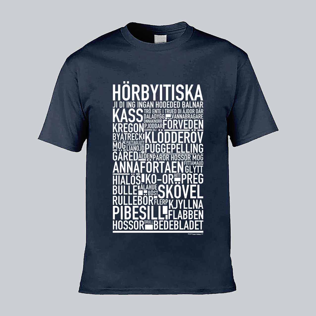 Hörbyitiska Dialekt Text T-shirt