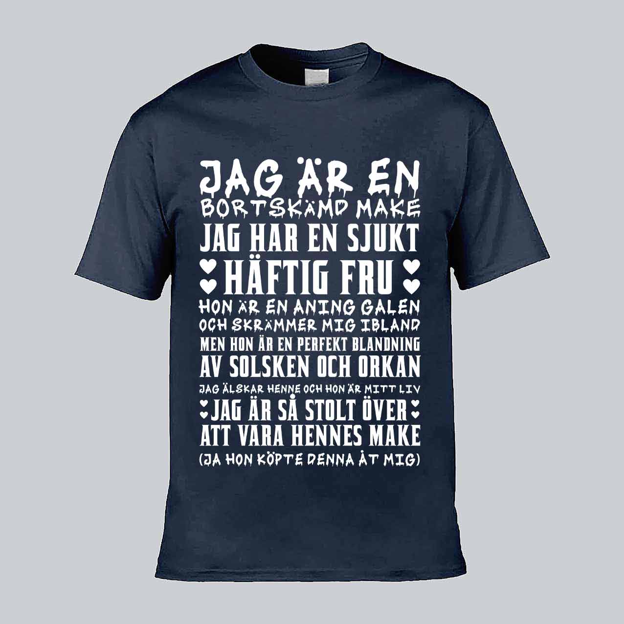 Bortskämd Make Text T-shirt