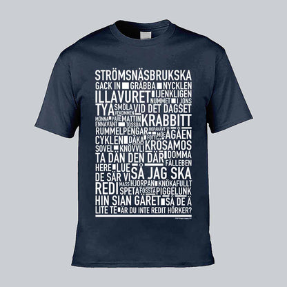 Strömsnäsbrukska Dialekt Text T-shirt