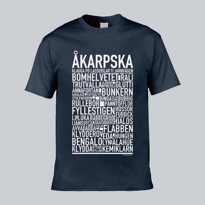 Åkarpska Dialekt Text T-shirt