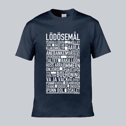 Lödösemål Dialekt Text T-shirt