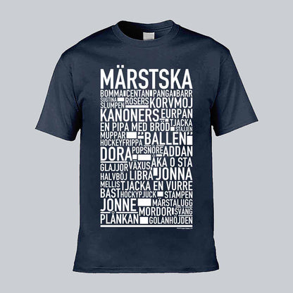 Märstska Dialekt Text T-shirt