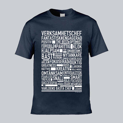 Verksamhetschef Text T-shirt